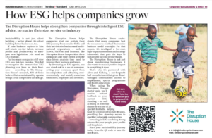 TDH How ESG helps companies grow Evening Standard